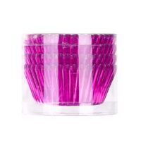 100 Pcs Set Pink Cupcake Foil Baking Liner
