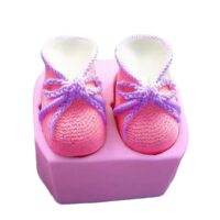 3D Baby Bootie Silicone Mold