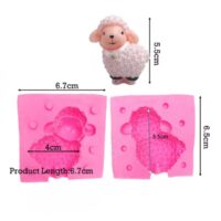 3D Sheep Silicone Mold