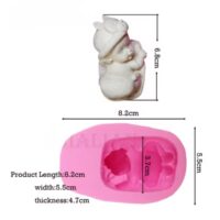 3D sleeping baby Silicone Mold