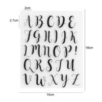 Alphabet Upper Letters Transparent Embosser Stamp
