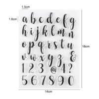 Alphabet lowercase Letters Transparent Embosser Stamp