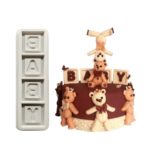 Baby Blocks Letter Silicone Mold