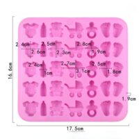 Baby Shower Chocolate Silicone Mold