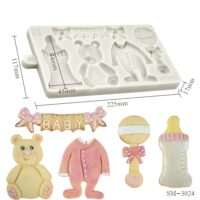 Baby Shower Decorations Silicone Mold