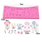 Baby Shower Letter Silicone Mold 2