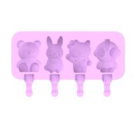 Cartoon Themed Silicone Popsicle Mold