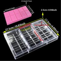 Dubai Chocolate Bar Polycarbonate Chocolate Mould