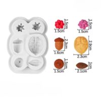 Nuts Christmas Silicone Mold