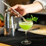 STAINLESS STEEL GARNISH TWEEZER BENT 12