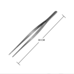 STAINLESS STEEL GARNISH TWEEZER BENT 12