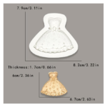 Skirt Princess Silicone Mold