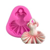 Skirt Princess Silicone Mold 2