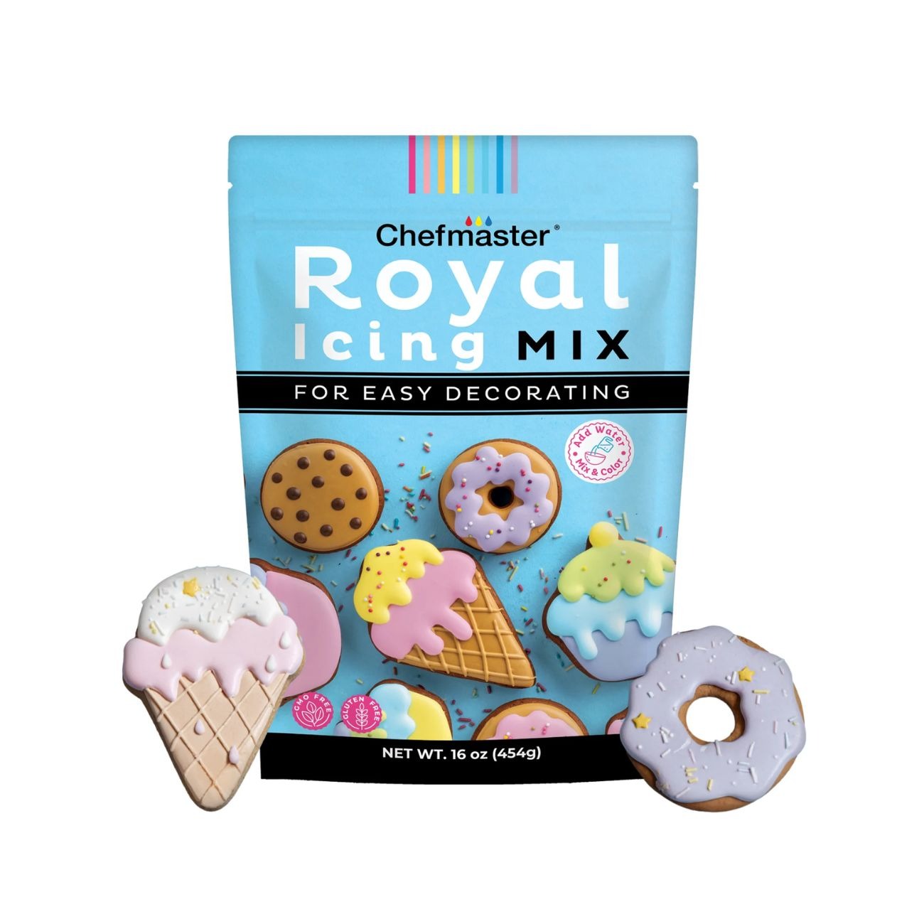 Chefmaster White Royal Icing Mix 16Oz 454g Chefmaster White Royal Icing Mix 16Oz 454g