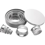 11 PCS Set Fluted Edge Stainless Steel Round Cutter