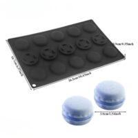 15 Cavity Macaron Silicone Baking Mold