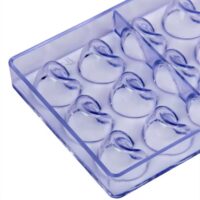 21 Cavity Crescent Moon Shaped Chocolate Polycarbonate Mould