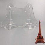 3D Eiffel Tower Shaped Plastic Chocolate Mould