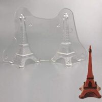 3D Eiffel Tower Shaped Plastic Chocolate Mould