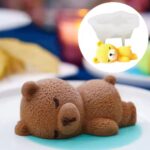 3D Sleeping Bear Silicone Mold