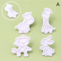 4 Pcs Set Animal Plunger Cutter 1
