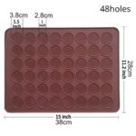 48 Cavities Macaron Silicone Baking Mat