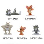 5 Pcs Tom & Jerry Cake Topper