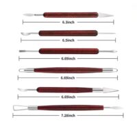 6 Pcs Set Modelling Tools