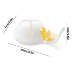 Egg Yolk White Separator Edge Silicone Buckle