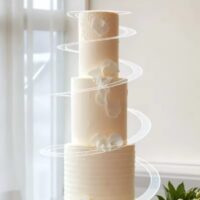 Foldable Cake Spiral Multi layer Cake Stand