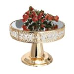 Golden Mirror Cake & Cupcake Display Stand