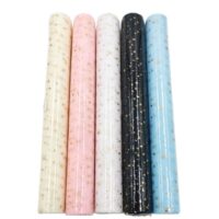 Moon And Star Sequins Mesh Flower Wrapping Roll 48cm x 5 Yard