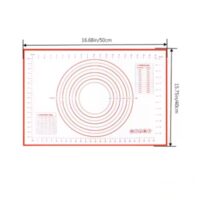 Non Stick Fondant Rolling Silicone Mat 50x40cm