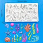 Seaweed Coral Shell Conch Starfish Silicone Mold