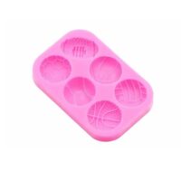Sports Ball Football Basketball Silicone Mold