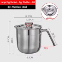 Stainless Steel Egg Yolk White Separator