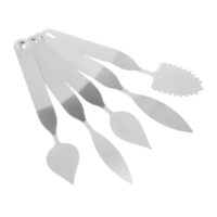 5pcs Chocolate Leaf Feather Chocolate Spatula