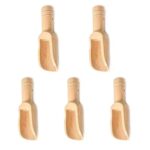 6 Pcs Wooden Spoons Scoop