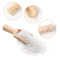 6 Pcs Wooden Spoons Scoop
