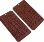 Alphabet Number Silicone Mold Set of 2 3
