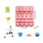 Football Soccer Sports Theme Chocolate Silicone Mold