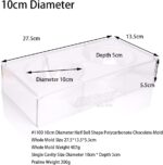 Half Ball Chocolate Polycarbonate Mold 10cm 2