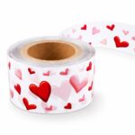 Heart Printed Cake Collar Roll 8cm x 50m2