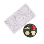 Soccer Football Themed Fondant Silicone Mould