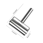 Stainless Steel Dough Head Rolling Pin