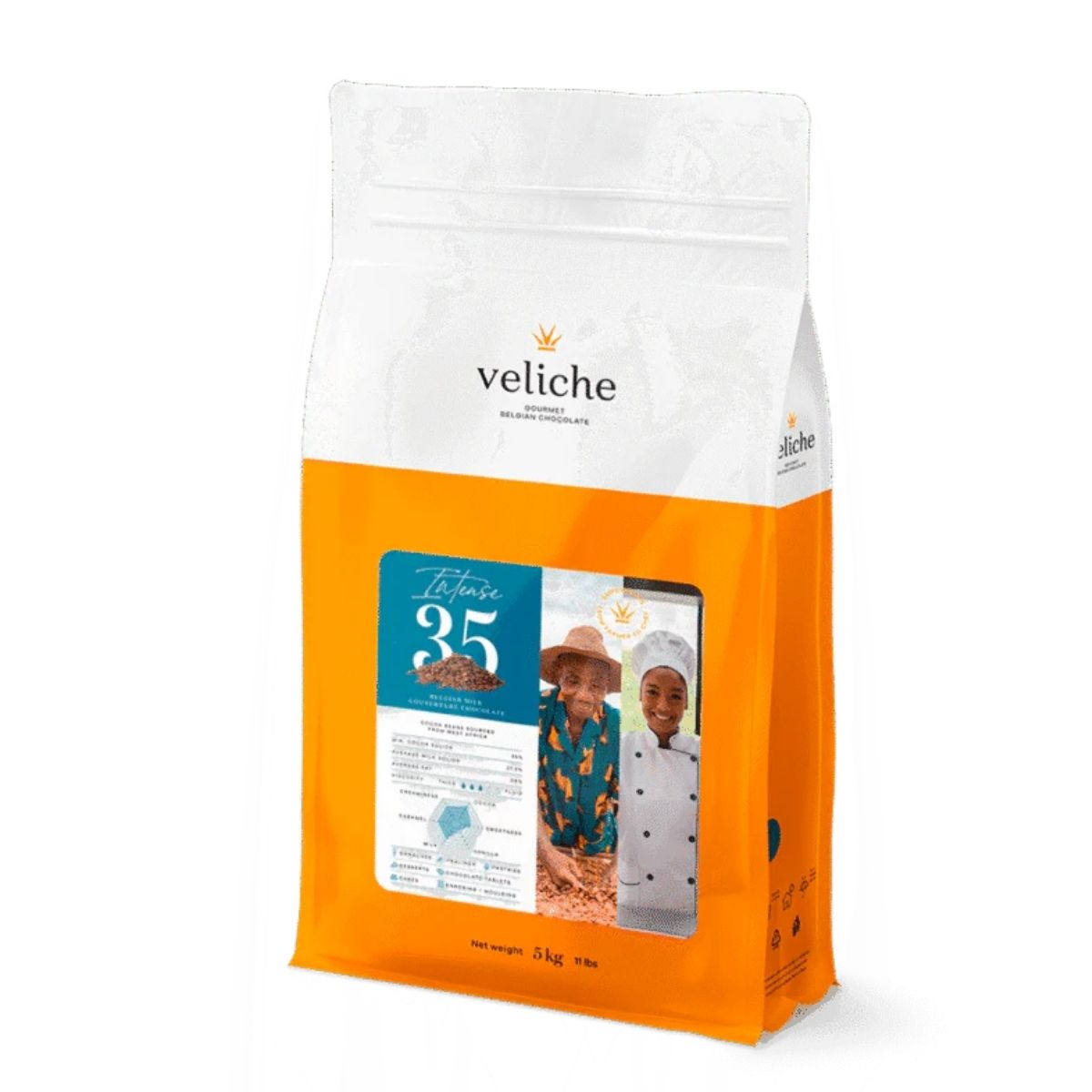 Veliche Belgian Milk Couverture Chocolate 35% Veliche Belgian Milk Couverture Chocolate 35%