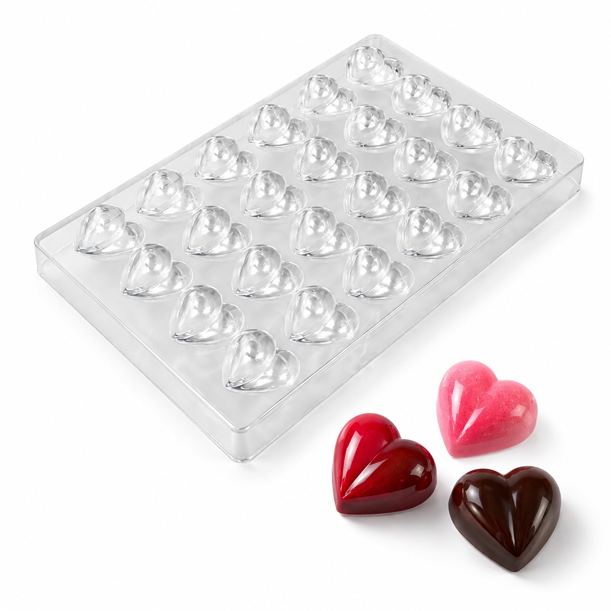 heart chocolate plastic mold heart chocolate plastic mold