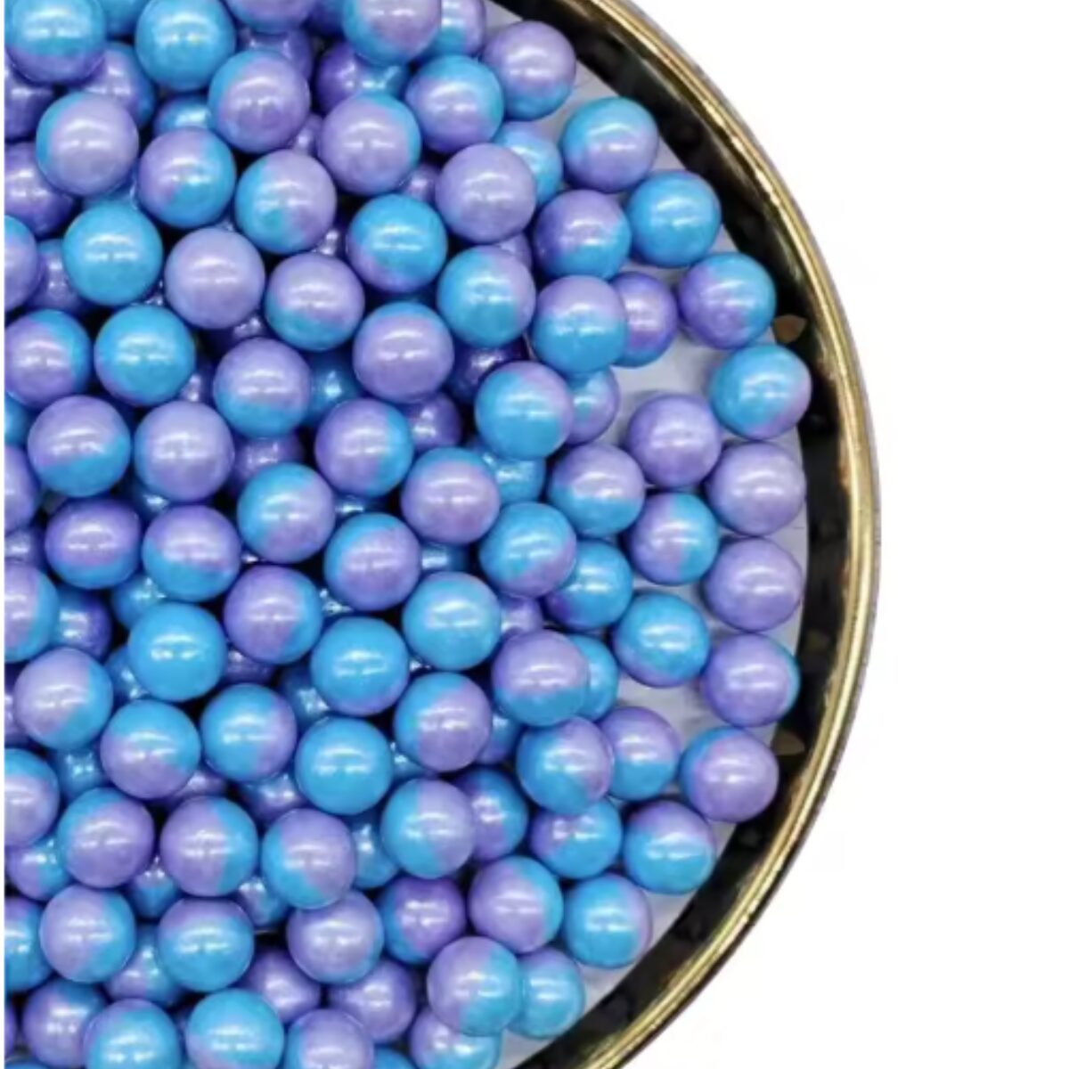 2 Tone Blue & Purple Sugar Pearls Sprinkles 7mm 100g 2 Tone Blue & Purple Sugar Pearls Sprinkles 7mm 100g