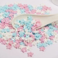 3D Star Sugar Sprinkles Mixed Color 100g (2)