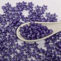 3D Star Sugar Sprinkles Purple 100g